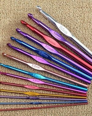 Crochet metálico 12 unidades