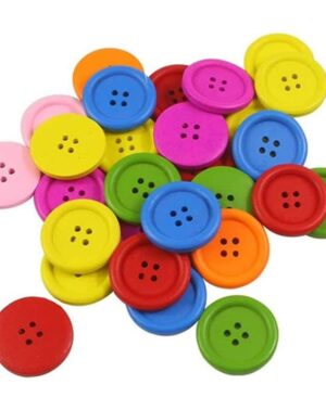 Botón de madera 25mm