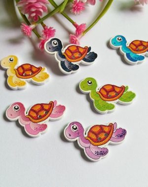 Botón madera tortuga 3cms