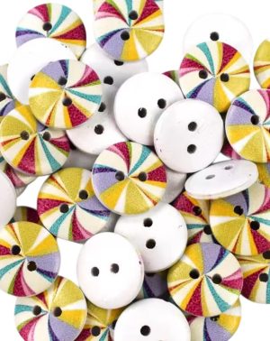 Botón madera de 15mm